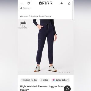 Zamora High Waisted Figs Joggers, XS